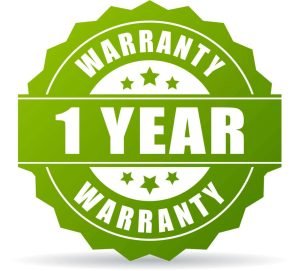 1-Year Warranty On All Products