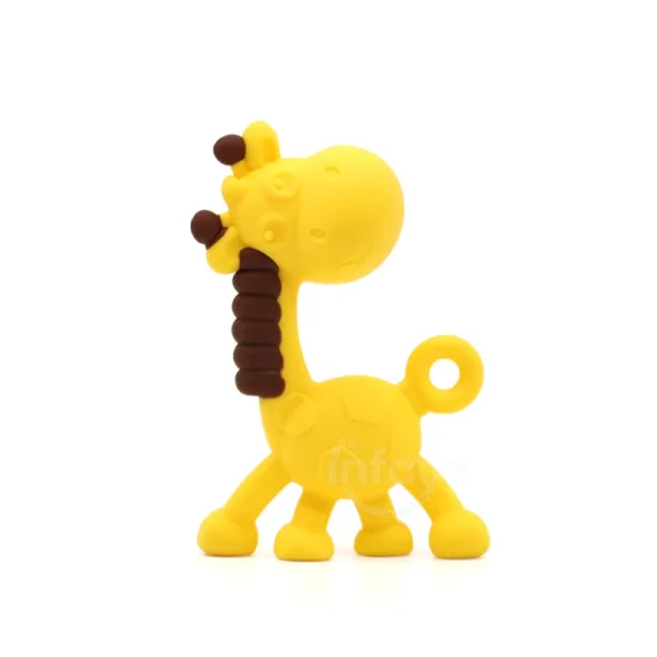 Cartoon Giraffe Shape Baby silicone Teether