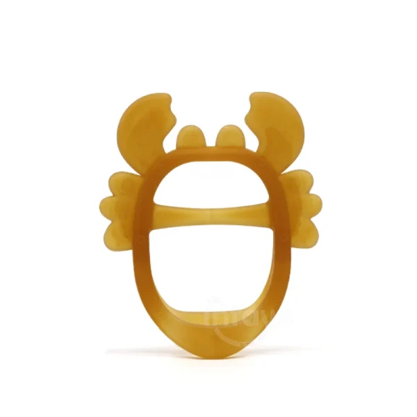 Crab Wristband Teether Baby Silicone Bracelet Hand Teething toy