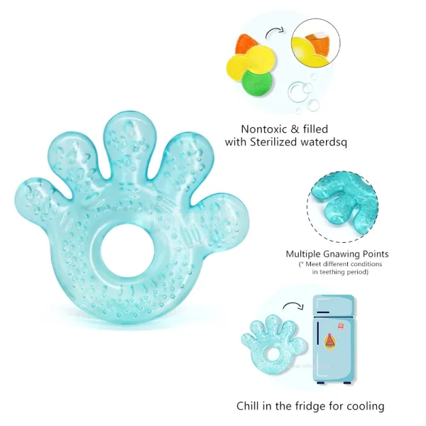 EVA filled with water baby cool teether, water teether toys- BPA free