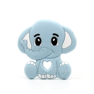 Elephant Silicone Baby Teether, BPA free silicone teething chew toys