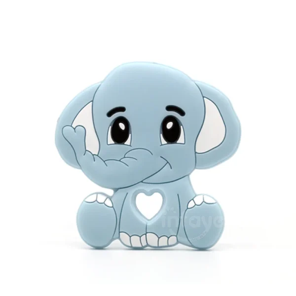 Elephant Silicone Baby Teether, BPA free silicone teething chew toys