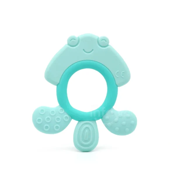 High Quality Tortoise Devilfish Multicolor Soft Comfortable Silicone Baby Teether