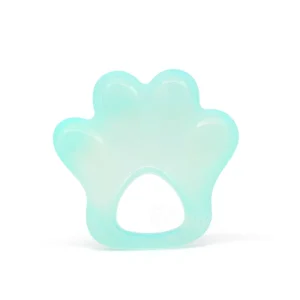 Hot Selling Baby Teething Chew Food Grade Silicone green Cat Claw Cartoon Anti-Bite Hand Teeth Baby Toys