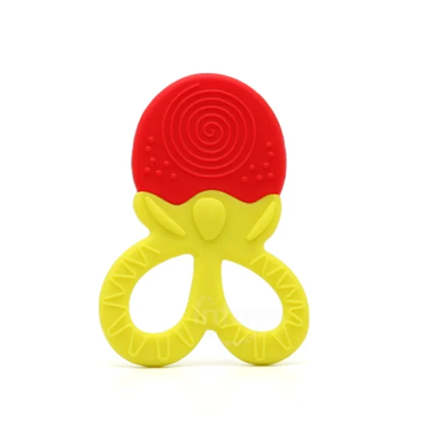 stylish strawberry silicone baby teether baby silicone dental care newborn product dental care high quality