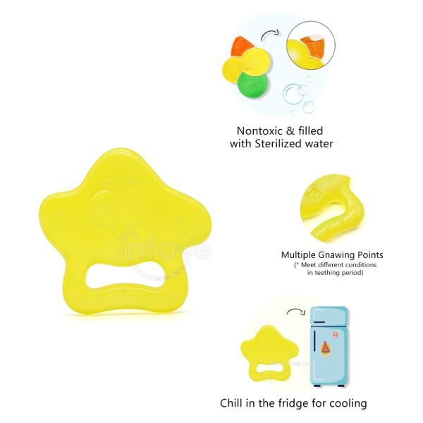 cold teething ring, lamaze water filled teether 2 pack