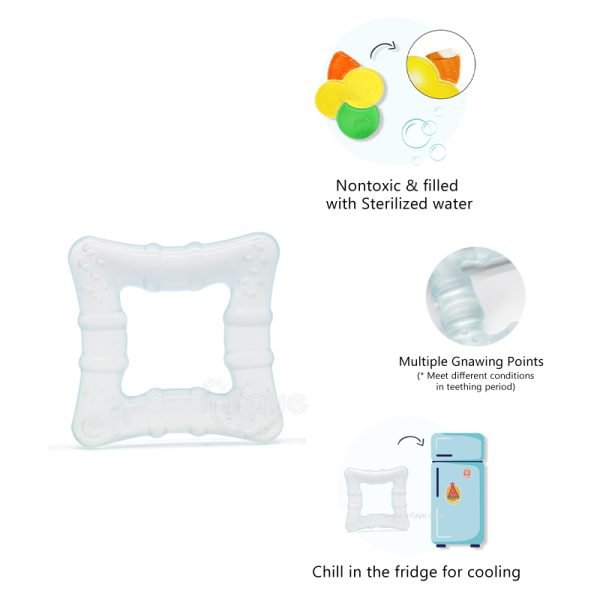 cool ring teether, nuby water filled teether 3 pack