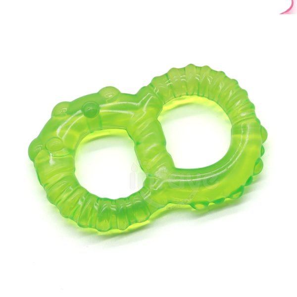 cooling teething ring, gel filled teether
