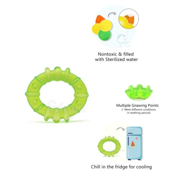 gel filled teethers, how to use water filled teether, water filled teethers teething toys