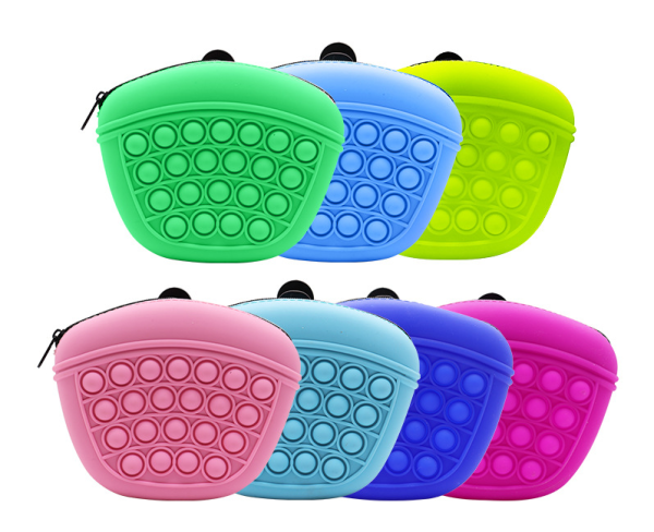Silicone Dog Treat Training Pouch With Zipper