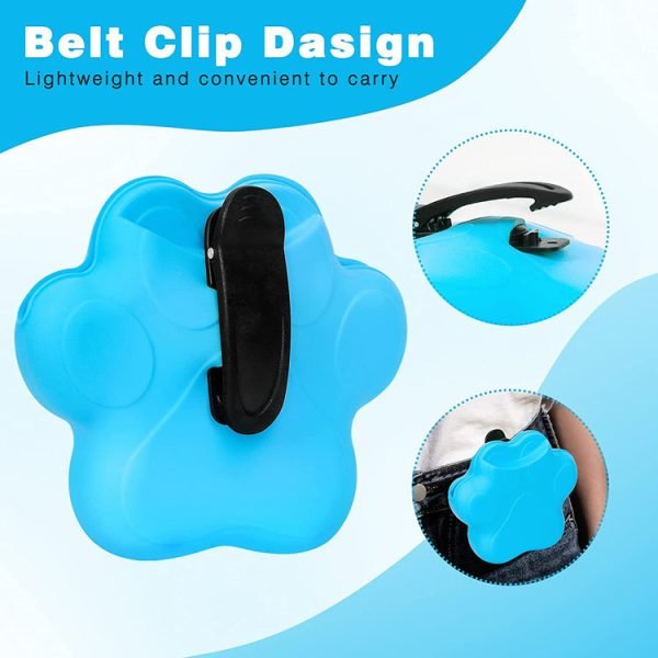 Silicone Food Pouch With Magnet And Waist Clip